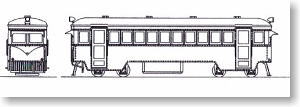(HOナロー) 静岡鉄道 駿遠線 キハD7 気動車 (未塗装組立キット) (鉄道模型)