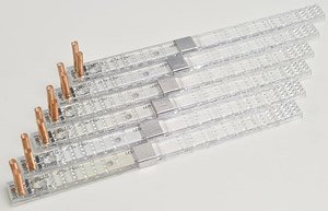 【 G0006 】 室内灯 狭幅 電球色LED (6個入) (鉄道模型)