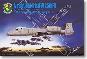 A-10A American Air Forces 51stFW 25th FS Use Machine Usually (2 pieces) (Plastic model)