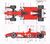 フェラーリ 248 F1 イタリアGP (レジン・メタルキット) 塗装2