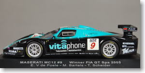 マセラッティ MC12 「vitaphone」 2005年FIA・GTスパ・フランコルシャン24時間優勝 (No.9) (ミニカー)