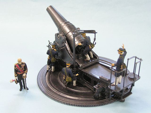 日本陸軍 28cm榴弾砲 (乃木大将＆砲兵フィギュア4体付) (プラモデル) 商品画像1