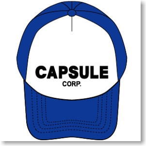 Dragon Ball Capsule Corporation Cap Blue (Anime Toy)