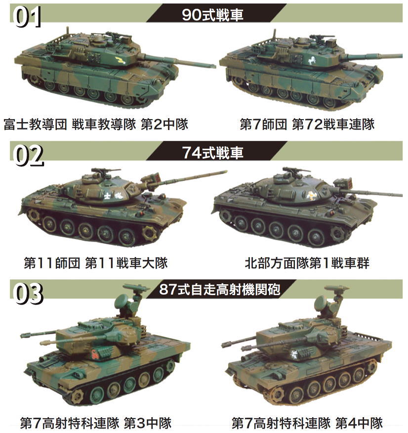 Mortor Tank Collection JGSDF Ver. 10 pieces (Shokugan) Item picture2