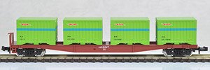 J.N.R. Container Wagon Type KOKI5500 (with Container) (Model Train)