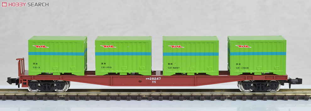 国鉄貨車 コキ5500形 (コンテナ付) (鉄道模型) 商品画像1