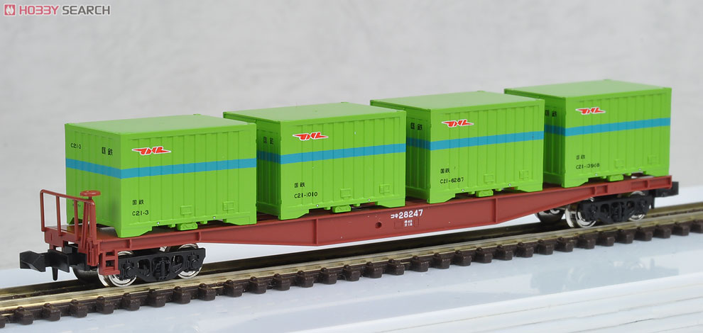 国鉄貨車 コキ5500形 (コンテナ付) (鉄道模型) 商品画像2