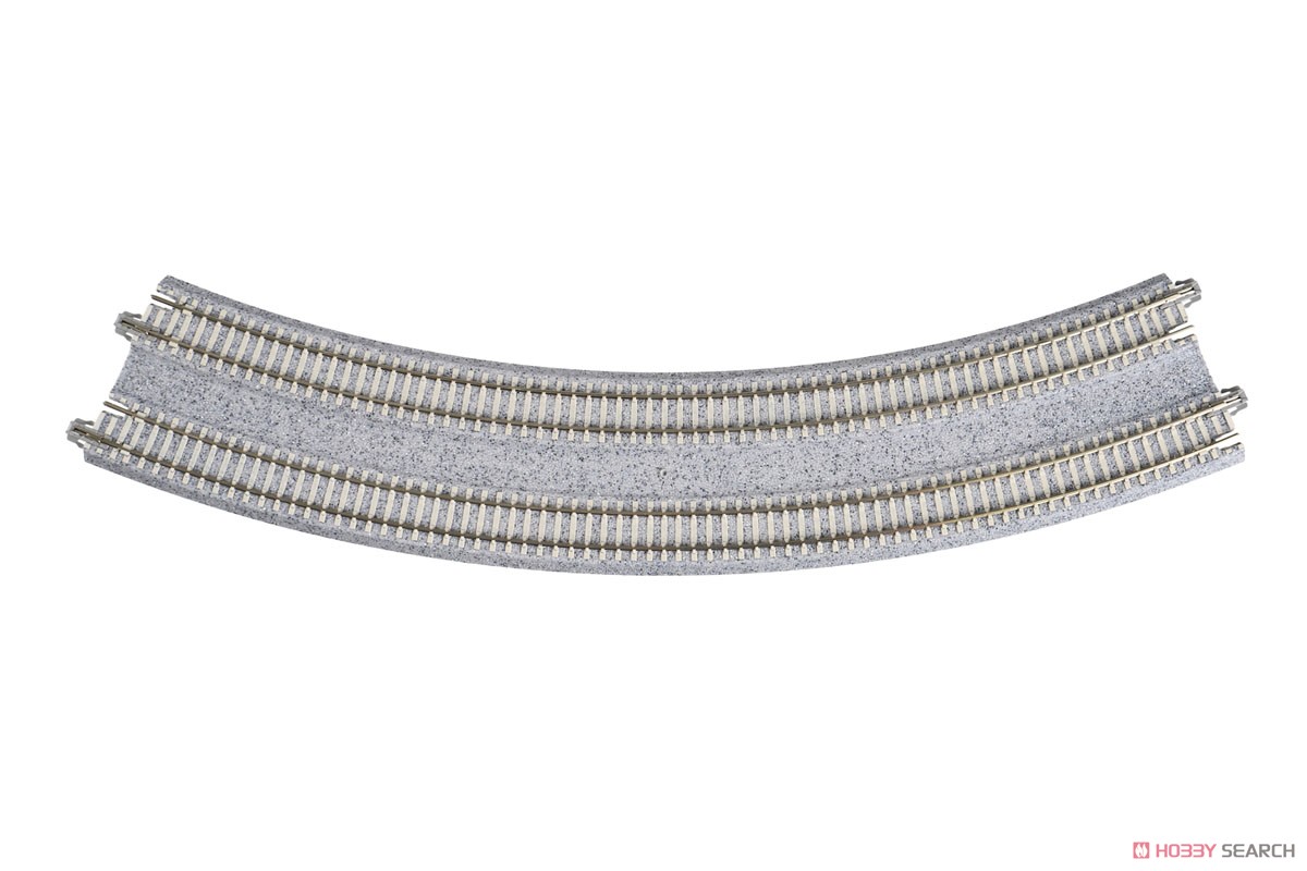 Unitrack Concrete Tie Double Track Superelevated Curve 414/318mm (19``/15``) 45 degree < WR414/381-45PC > (2pcs.) (Model Train) 商品画像3