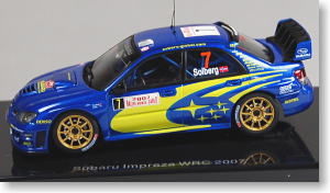 スバル インプレッサ WRC 2007 #7 (ラリー・モンテカルロ) (ミニカー)