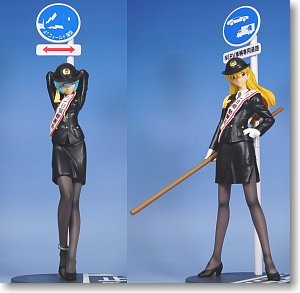 Evangelion EX Figure New Tokyo Police 24 o`clock! Rei & Asuka 2pieces (Arcade Prize)