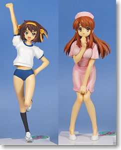*Suzumiya Haruhi no Yuutsu EX Figure Vol.2 Suzumiya Haruhi & Asahina Mikuru 2pieces (Arcade Prize)