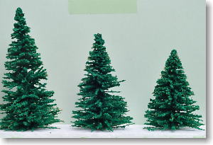 Yoku-Deki-Sugi (Ever Green) (Japan Cedar Large / Middle / Small 10 pieces) (Model Train)