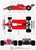 フェラーリ126CK スペイン GP (レジン・メタルキット) 塗装2