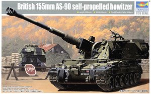 British 155mm AS-90 Self-propelled howitzer (Plastic model)
