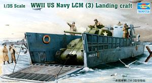 US Navy LCM-3 Landing Craft (Plastic model)