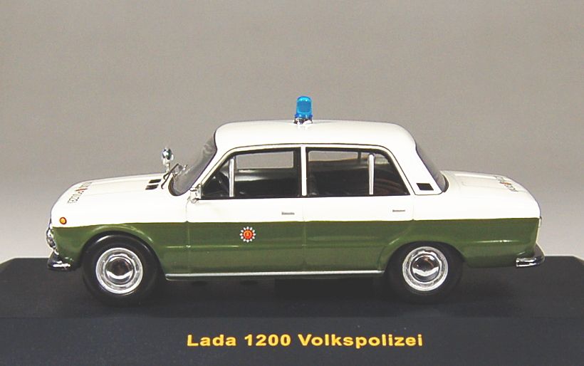 ラーダ1200 東ドイツ人民警察車 1970 (グリーン/ホワイト) (ミニカー) 商品画像1