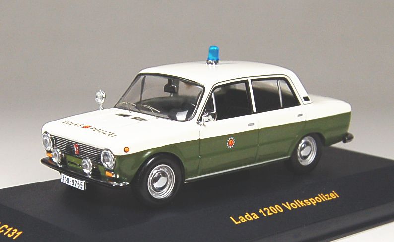 ラーダ1200 東ドイツ人民警察車 1970 (グリーン/ホワイト) (ミニカー) 商品画像2