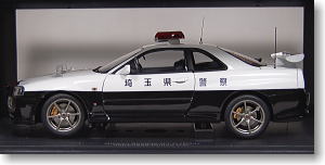 日産スカイライン GT-R (R34) ポリスカー (埼玉県警) (ミニカー)