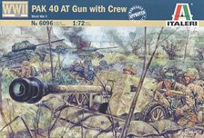 German PAK40 AT Gun w/ Servants (Plastic model)