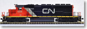 (HO) EMD SD40-2 Mid Canadian National (Red/Black/Gray) #6256 (Model Train)