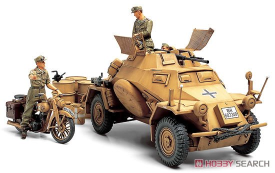 ドイツ4輪装甲偵察車 Sd.Kfz.222 北アフリカ戦線 (プラモデル) 商品画像2
