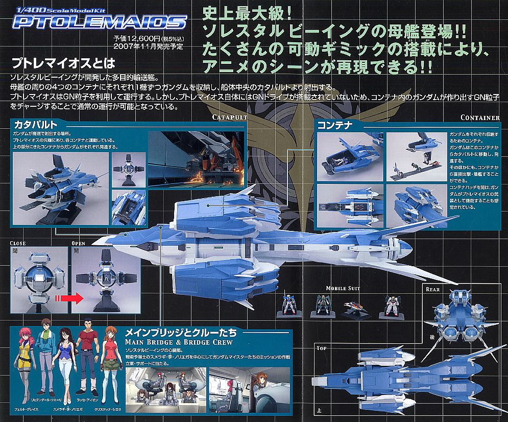 ガンダムコレクション プトレマイオス (1/400) (ガンプラ) 商品画像2