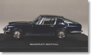 マセラティ ミストラル クーペ 1963 (Mブルー) (ミニカー)
