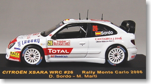シトロエン クサラ WRC 2006年WRCラリー・モンテカルロ8位 (#26) (ミニカー)