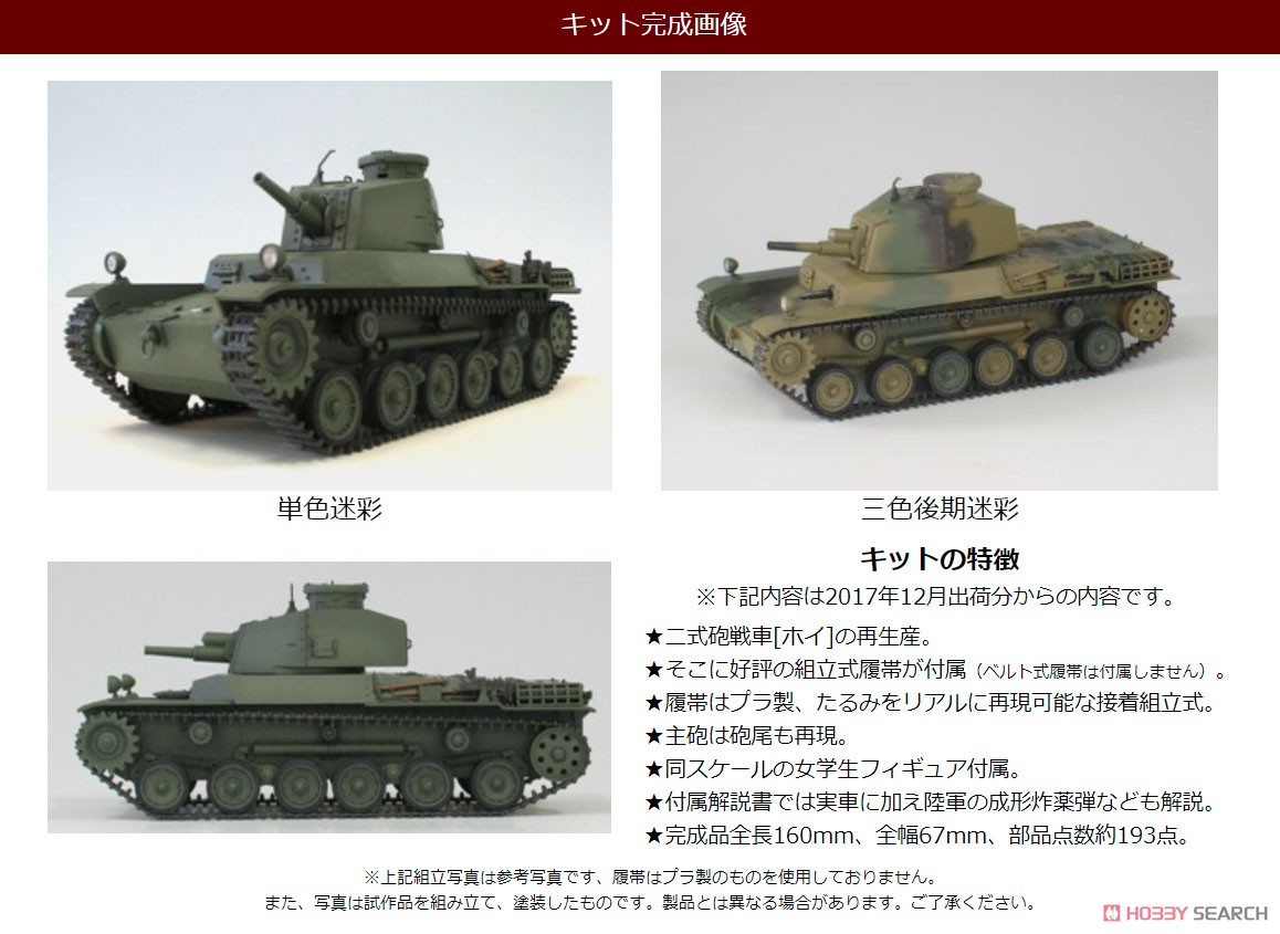 帝国陸軍 二式砲戦車 ホイ (プラモデル) その他の画像2
