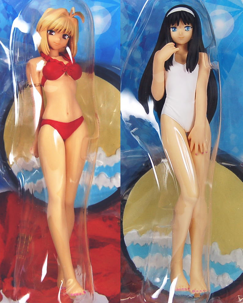 MELTY BLOOD Act Cadenza EX Summer Beach Figure Arcueid & Akiha 2pieces (Arcade Prize) Item picture1