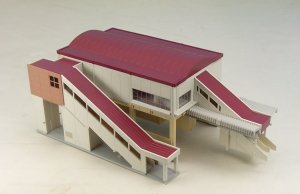Overhead Transit Station (Model Train)