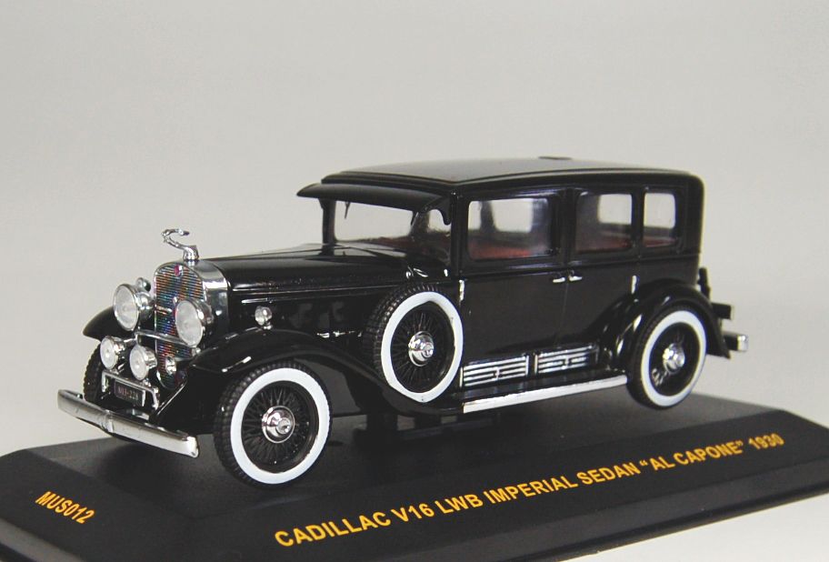 キャデラック V16 LWB インペリアルセダン 「アル・カポネ」 (1930) (ブラック) (ミニカー) 商品画像2
