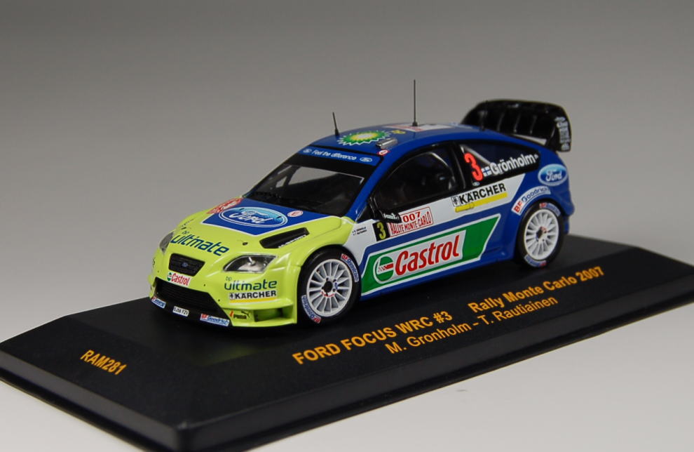 フォード フォーカス WRC 2007年WRCラリー・モンテカルロ (No.3) (ミニカー) 商品画像2