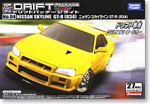 Drifting Package Light 04 Nissan Skyline GT-R(R34) (RC Model)