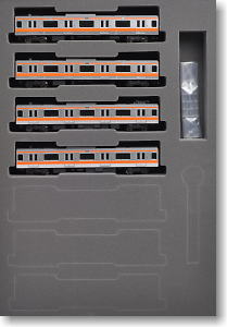 J.R. Commuter Train Series E233-0 (Chuo Line/Unit T) (Add-on II 4-Car Set) (Model Train)