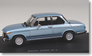 BMW 2002 tii L 1974 (ブルー・メタリック) (ミニカー)