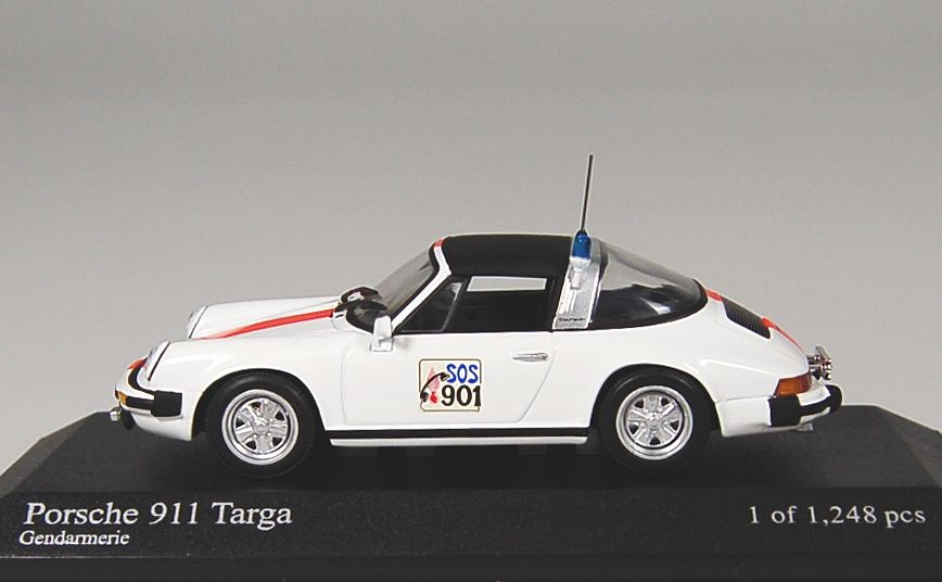 ポルシェ 911 タルガ 1977 ベルギー ポリスカー (ミニカー) 商品画像1