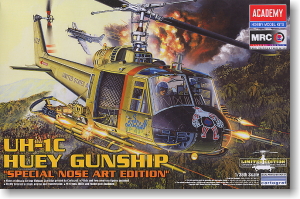 UH-1C HUEY GUNSHIP スペシャルノーズアート (プラモデル)