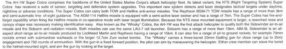 AH-1W スーパーコブラ `NTSアップグレード` (プラモデル) 英語解説1
