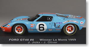 FORD GT40 #6 Winner Le Mans 1969 (ミニカー)