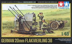 ドイツ 20mm4連装高射機関砲 38型 (プラモデル)