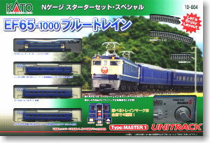 N Gauge Starter Set Special EF65-1000 Blue Train (Basic 4-Car Set + Master1[M1]) (Model Train)