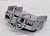[ JC67 ] Tight Lock Type Automatic TN Coupler (with Skirt, Snowplow) (Gray) (Model Train) Item picture1