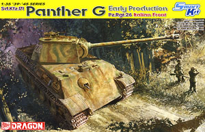 WW.II Germany Force Sd.Kfz.171 Panther G Initial Production Type The 26th Tank Regiment Italy Front (Plastic model)