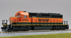 (HO) SD40-2 Mid BNSF No.6744 ★外国形モデル (鉄道模型)