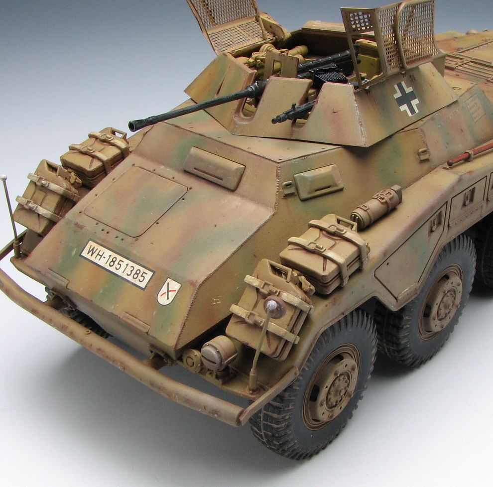 WW.II ドイツ軍 Sd.kfz.234/1 8輪重装甲偵察車 2cm砲搭載型 (プラモデル) 商品画像2