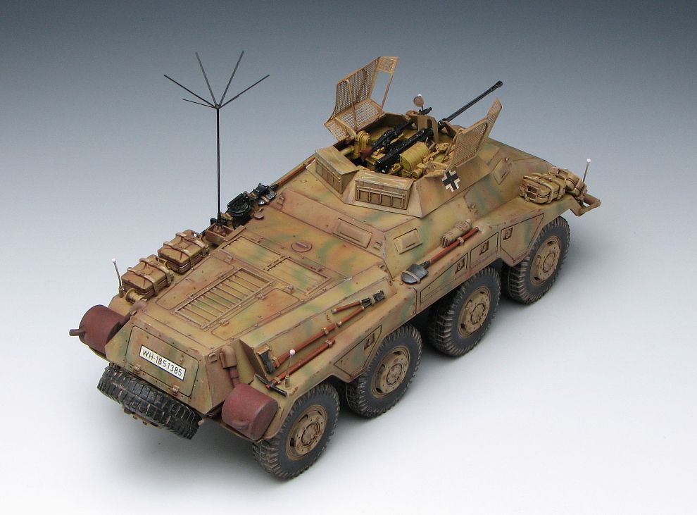 WW.II ドイツ軍 Sd.kfz.234/1 8輪重装甲偵察車 2cm砲搭載型 (プラモデル) 商品画像3