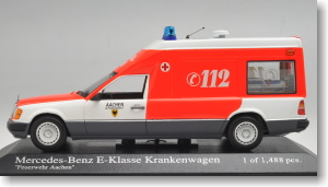 メルセデスベンツ 300D 1991 KRANKENWAGEN アーヘン消防署 (ミニカー)