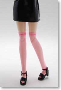 Knee High Stokkings (Pink) (Fashion Doll)