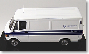メルセデス・ベンツ L309D (1985) メルセデスサービスカー (ホワイト/ブルーストライプ) (ミニカー)